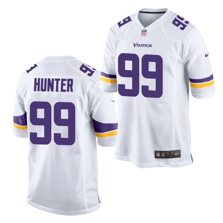 Men Minnesota Vikings #99 Danielle Hunter Nike White Game Player NFL Jersey->customized nfl jersey->Custom Jersey